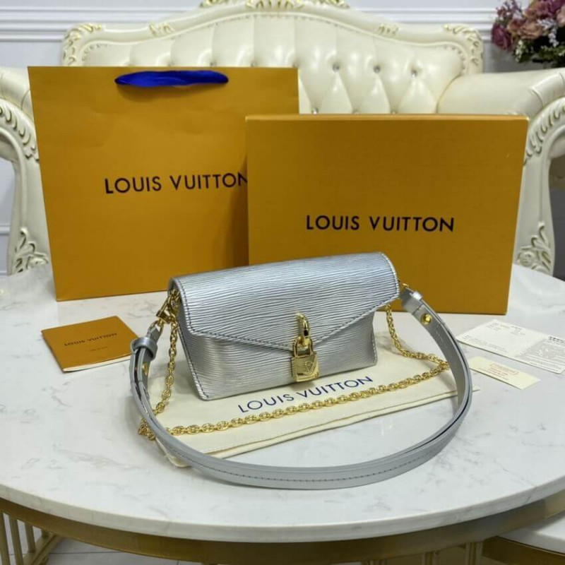 Louis Vuitton Padlock On Strap Silver