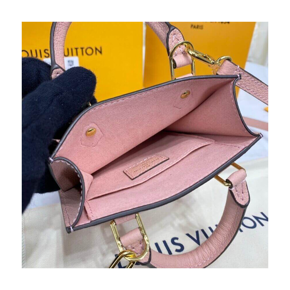 Louis Vuitton PETIT SAC PLAT BAG Pink Purple Leather ref568258  Joli  Closet