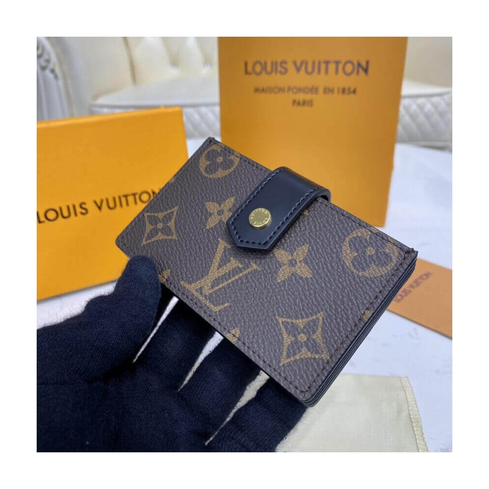 Louis Vuitton Monogram Unisex Canvas Street Style Leather Card Holder Logo  (M82534)